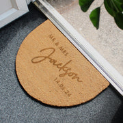 Personalised Couples Indoor Doormat