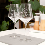 Personalised My Wine Glass