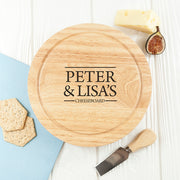 Personalised Couple Cheese Board Set