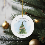 Personalised First Christmas as Mr & Mrs Decoration