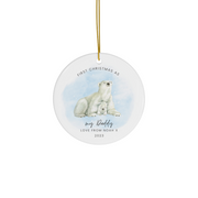 Baby's First Christmas 'As My…' Polar Bear Decoration