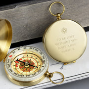 Personalised Message Keepsake Compass