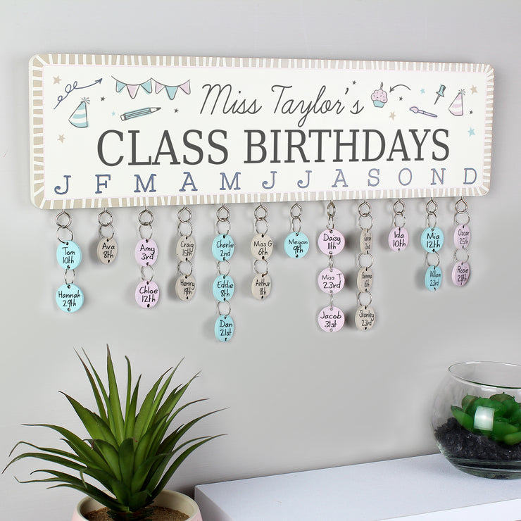 Personalised Classroom Birthdays with Customisable Discs