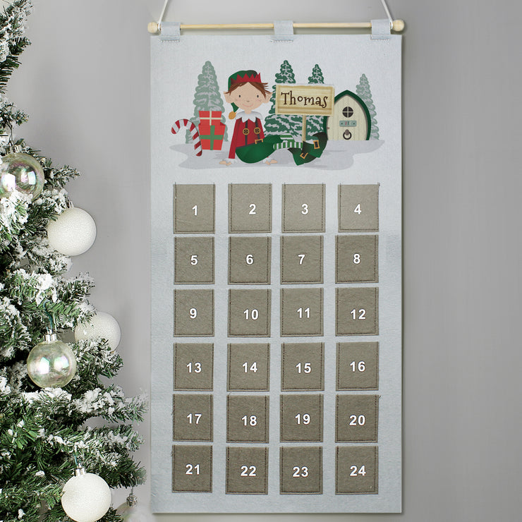 Personalised Elf Advent Calendar