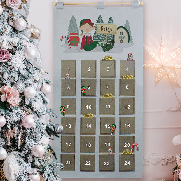 Personalised Elf Advent Calendar