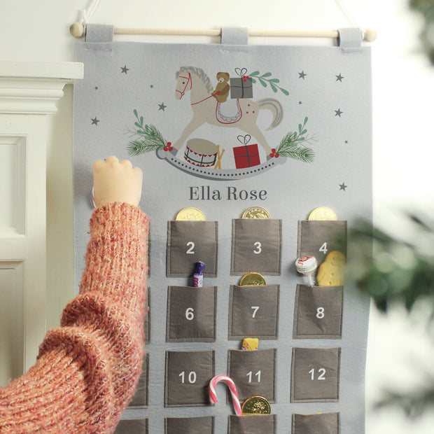 Personalised Rocking Horse Advent Calendar