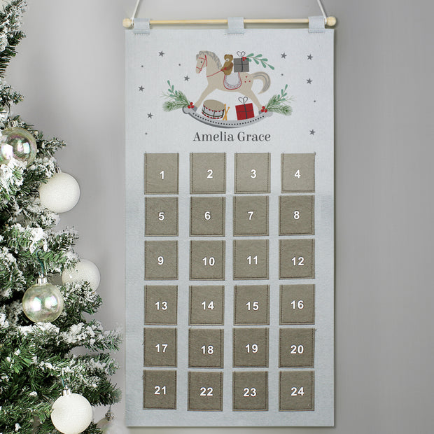 Personalised Rocking Horse Advent Calendar