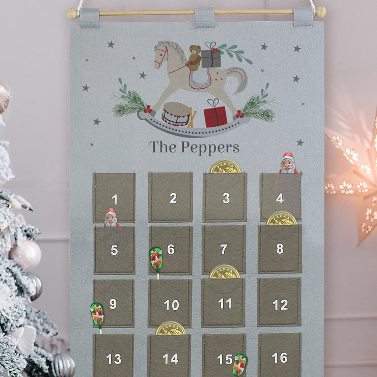 Personalised Rocking Horse Advent Calendar