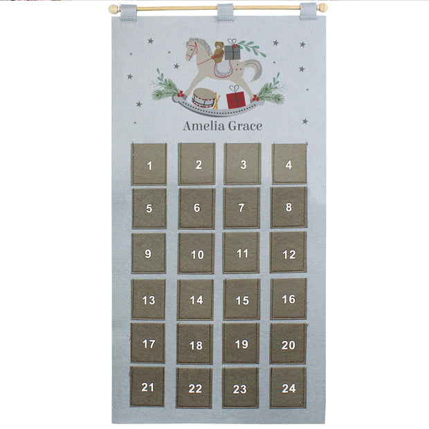 Personalised Rocking Horse Advent Calendar