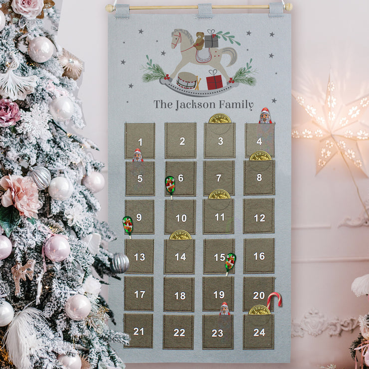 Personalised Rocking Horse Advent Calendar