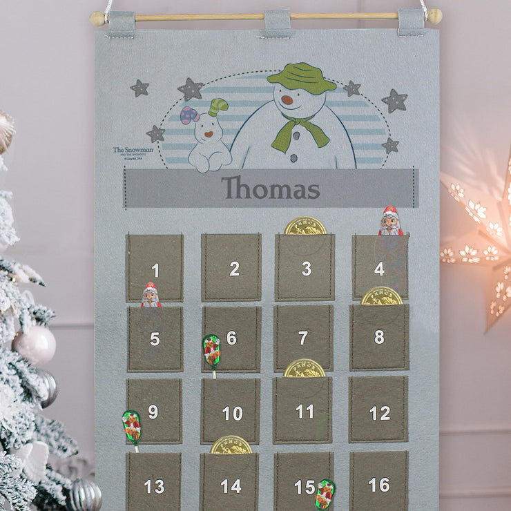 Personalised The Snowman and the Snowdog Advent Calendar