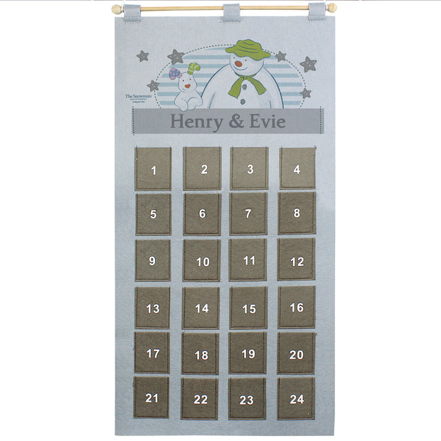 Personalised The Snowman and the Snowdog Advent Calendar