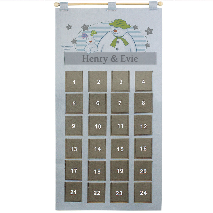 Personalised The Snowman and the Snowdog Advent Calendar