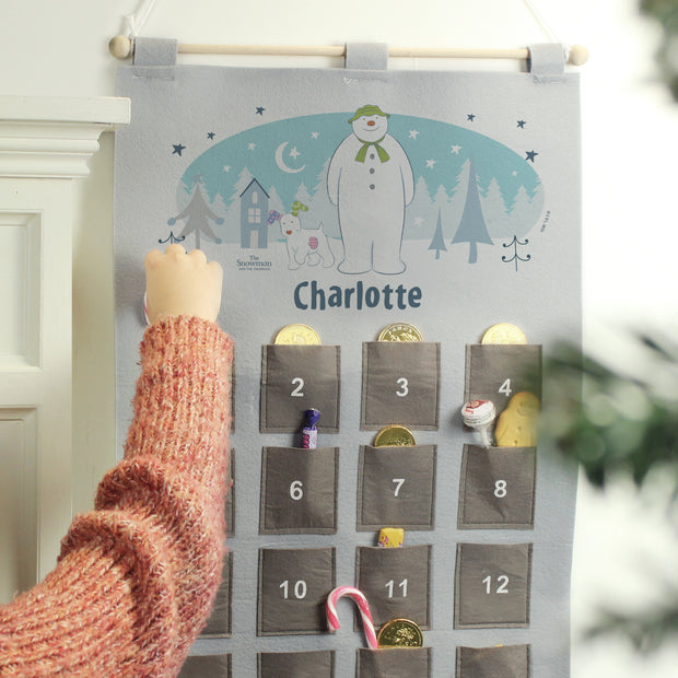 Personalised The Snowman and the Snowdog Advent Calendar