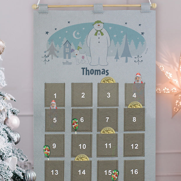 Personalised The Snowman and the Snowdog Advent Calendar