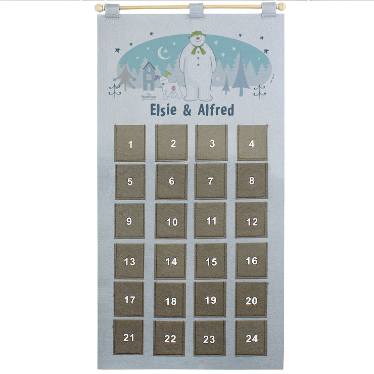 Personalised The Snowman and the Snowdog Advent Calendar