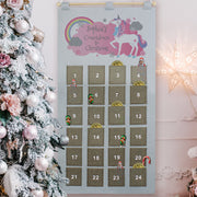 Personalised Christmas Unicorn Advent Calendar