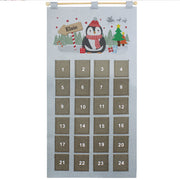 Personalised Christmas Penguin Felt Advent Calendar