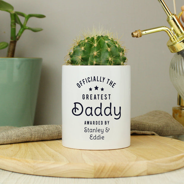 Personalised Officially The Greatest Ceramic Pot