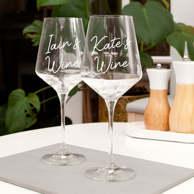 Personalised My Wine Glass