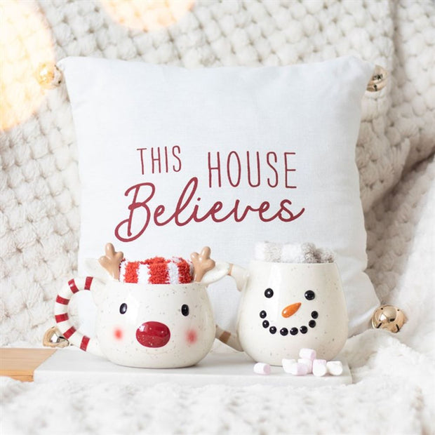 Rudolph Reindeer Mug and Socks Set