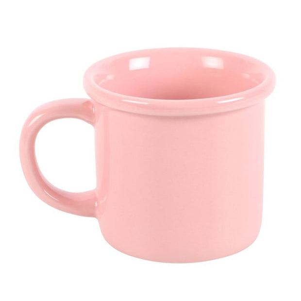 Pale Pink Gingerbread Latte Mug