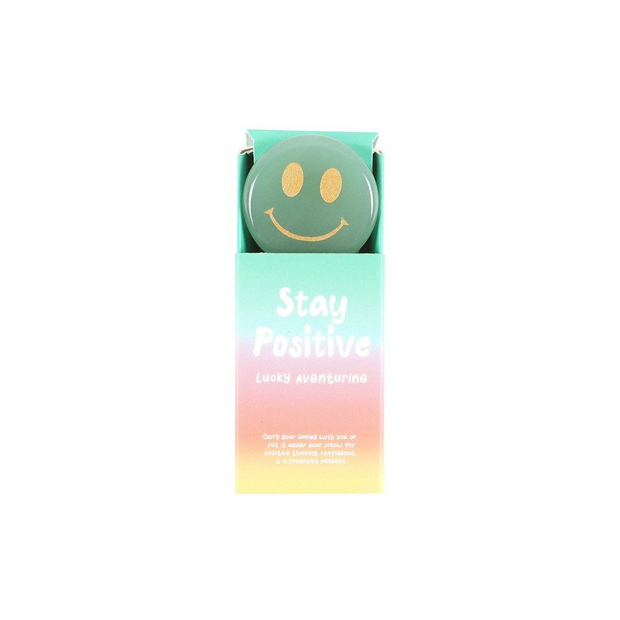 Stay Positive Aventurine Happy Face Crystal