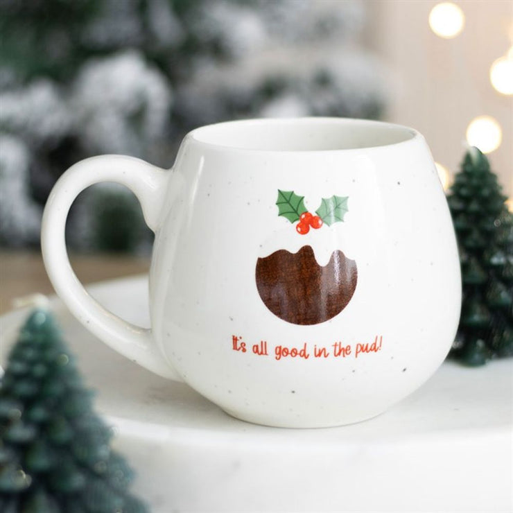 Christmas Pudding Mug – “It’s All Good in the Pud!”