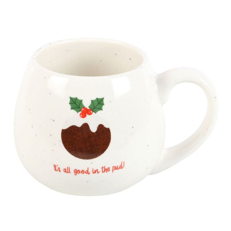 Christmas Pudding Mug – “It’s All Good in the Pud!”