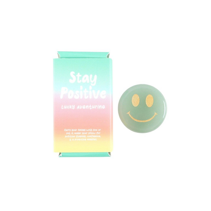 Stay Positive Aventurine Happy Face Crystal