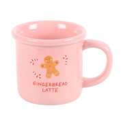 Pale Pink Gingerbread Latte Mug