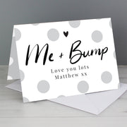 Personalised Me & Bump Card (with Free Delivery)