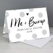 Personalised Me & Bump Card (with Free Delivery)