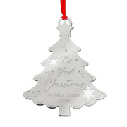 My First Christmas Personalised Tree Decoration