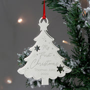 My First Christmas Personalised Tree Decoration