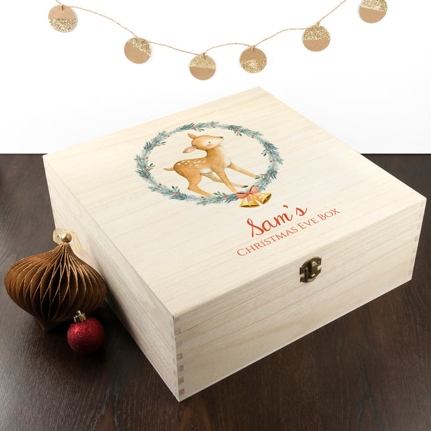 Personalised Festive Deer Christmas Eve Box