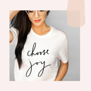 Choose Joy Slogan T-Shirt