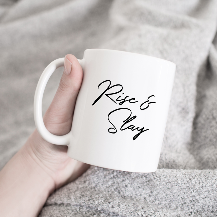 'Rise And Slay' Mug