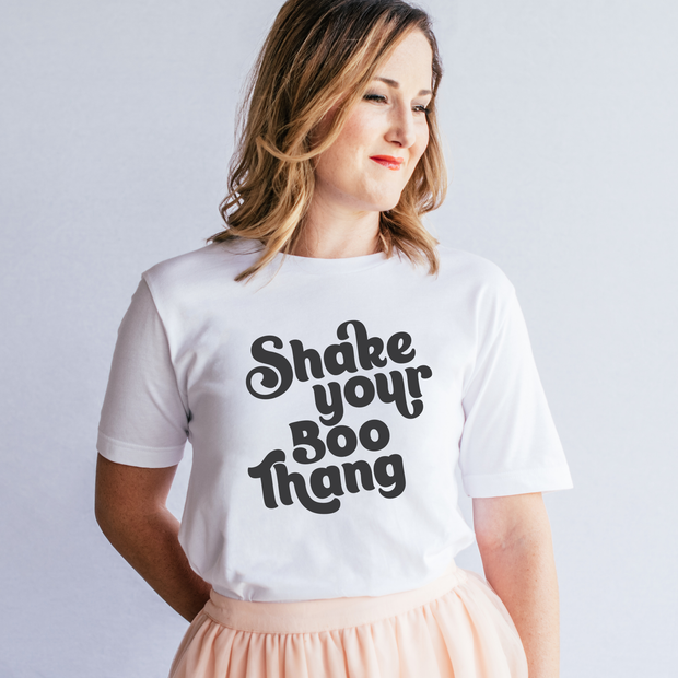 Shake Your Boo Thang Slogan T-Shirt