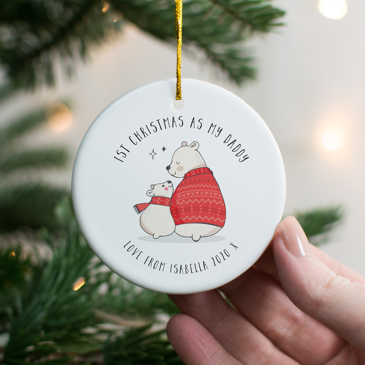 Baby's First Christmas 'As My…' Ceramic Decoration