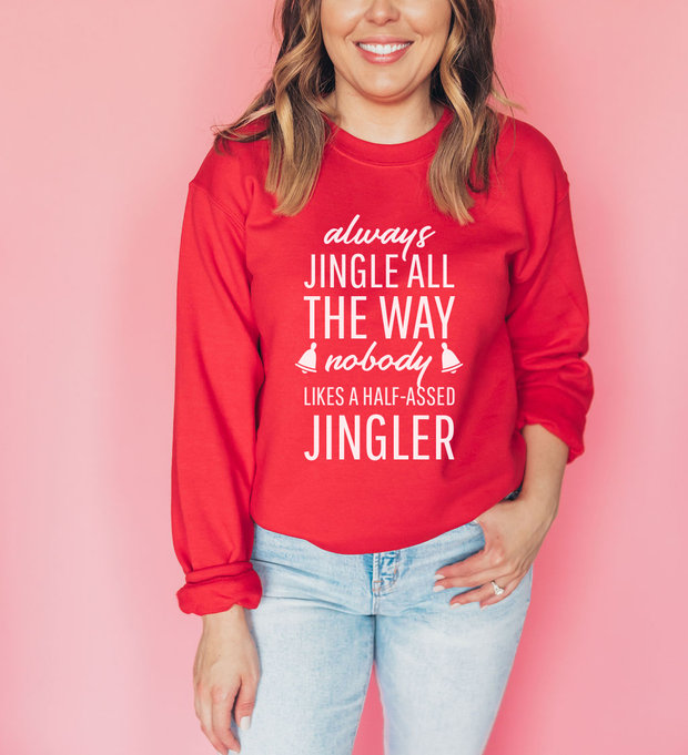 'Always Jingle All The Way' Christmas Jumper