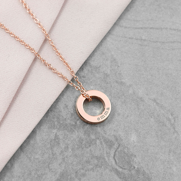 Personalised Circle of Love Necklace
