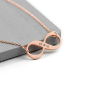 Personalised Infinity Twist Necklace