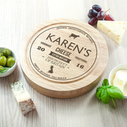 Traditional Personalised Brand Cheese Board Set