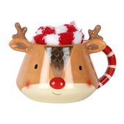 Reindeer Mug and Christmas Socks Set